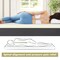 3-Inch Bed Mattress Topper Air Cotton for All Night Comfy Soft Mattress Pad